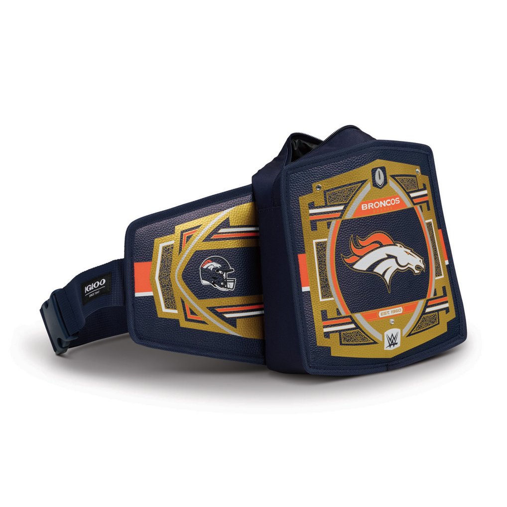  Denver Broncos IGLOO WWE Legacy Belt Cooler