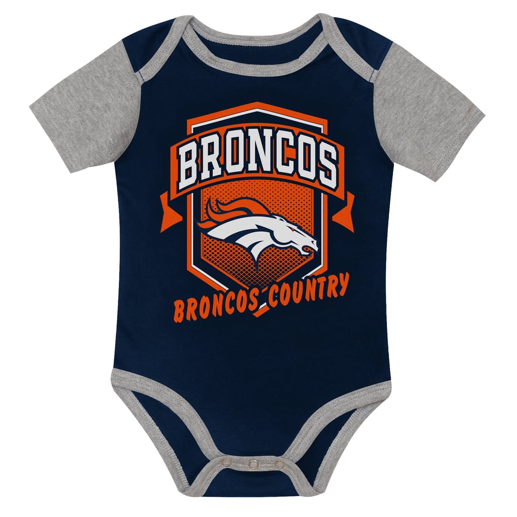  Denver Broncos Outerstuff Infant First Round Pick 3-Piece Bodysuit Set