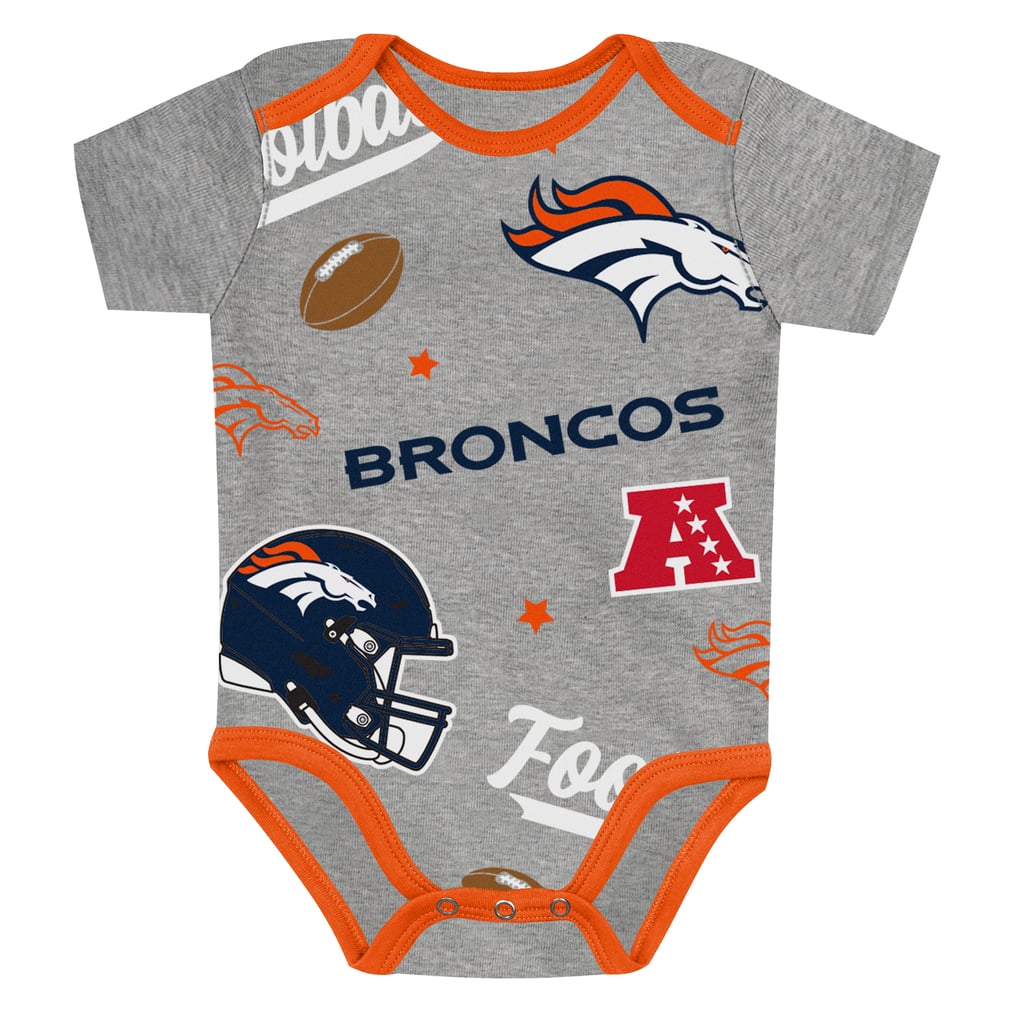  Denver Broncos Outerstuff Infant First Round Pick 3-Piece Bodysuit Set