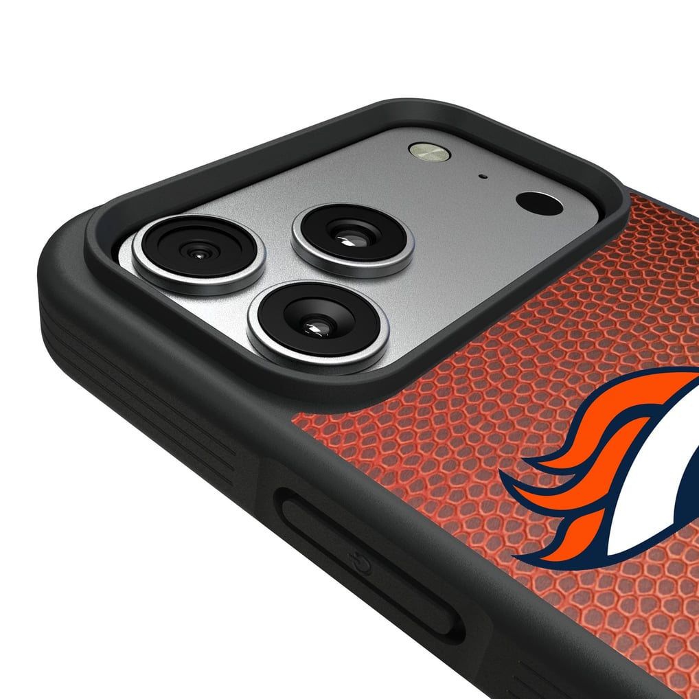 Denver Broncos Keyscaper Personalized Bump Case with 8.2ft Drop Protection