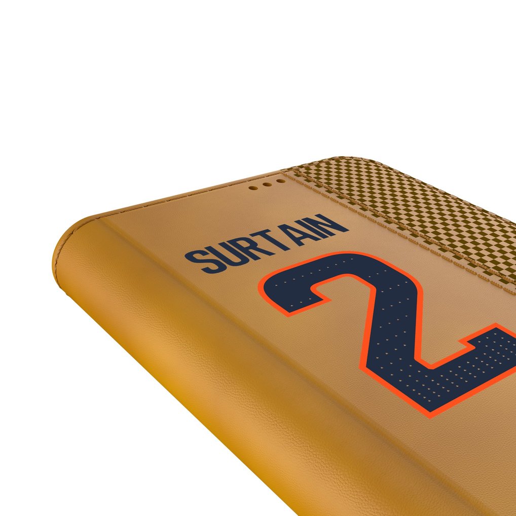 Patrick Surtain Denver Broncos Keyscaper Galaxy Folio Case - Brown