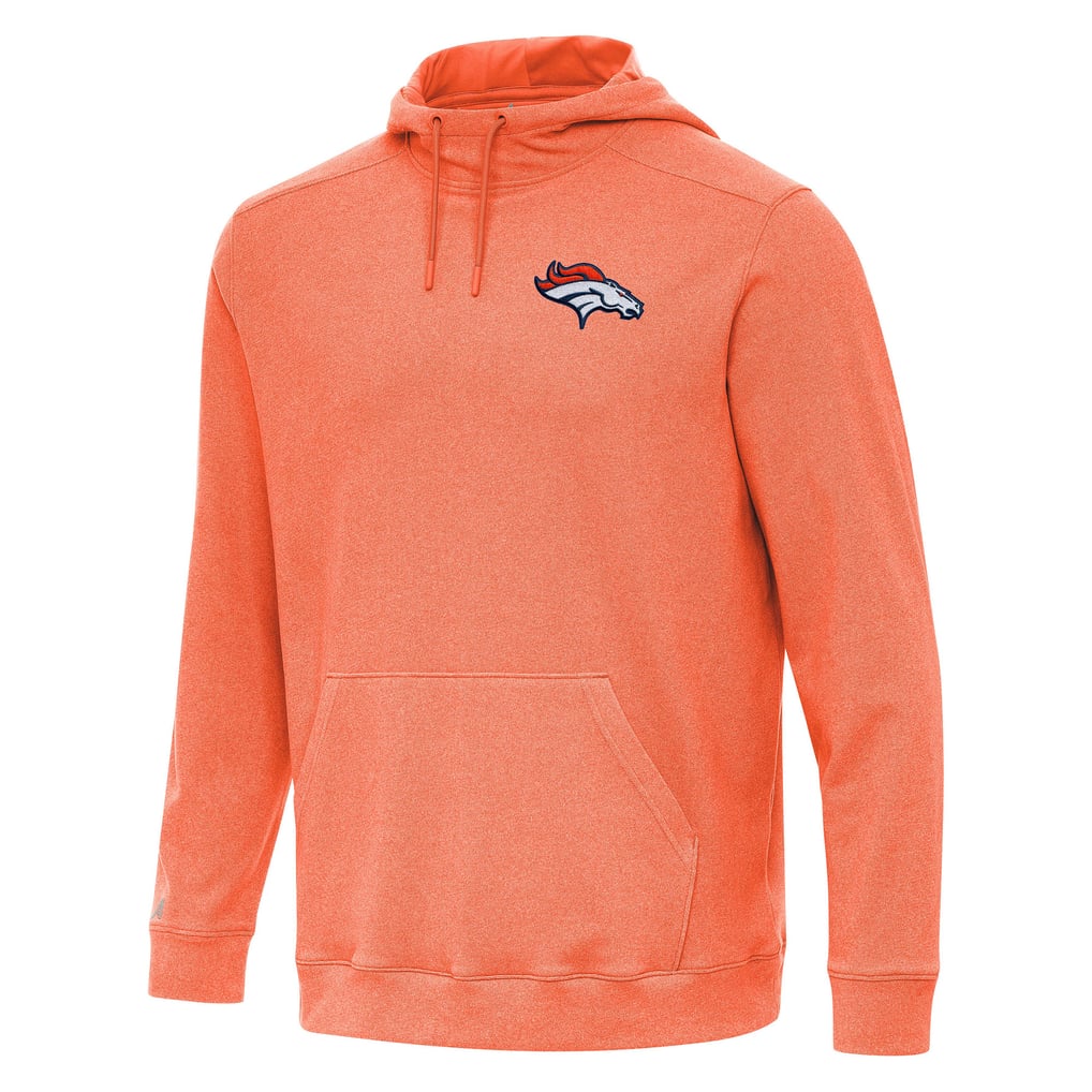 Denver Broncos Antigua Cloud Pullover Hoodie - Heather Orange