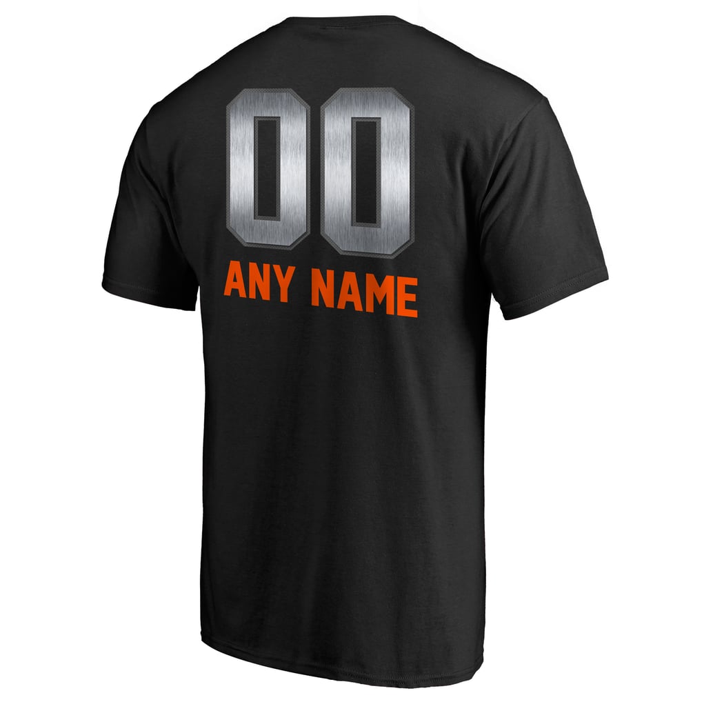 Denver Broncos Personalized Midnight Mascot T-Shirt - Black