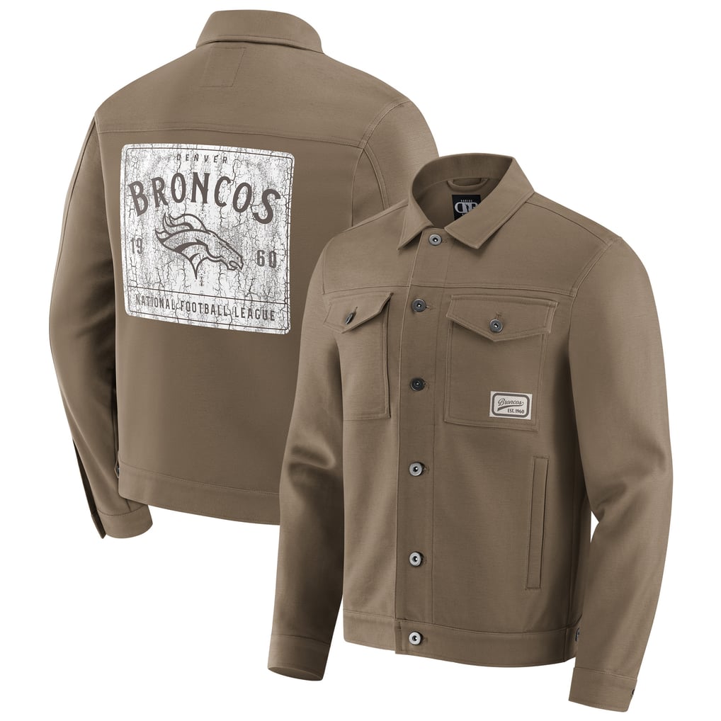 Denver Broncos Darius Rucker Collection by Fanatics Trucker Full-Button Jacket - Tan