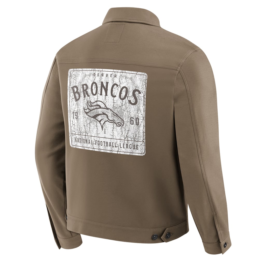 Denver Broncos Darius Rucker Collection by Fanatics Trucker Full-Button Jacket - Tan