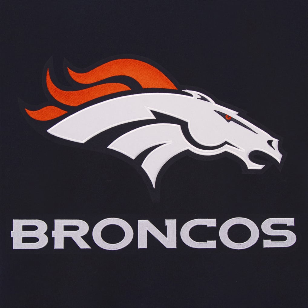 Denver Broncos JH Design Reversible Full-Snap Jacket - Navy