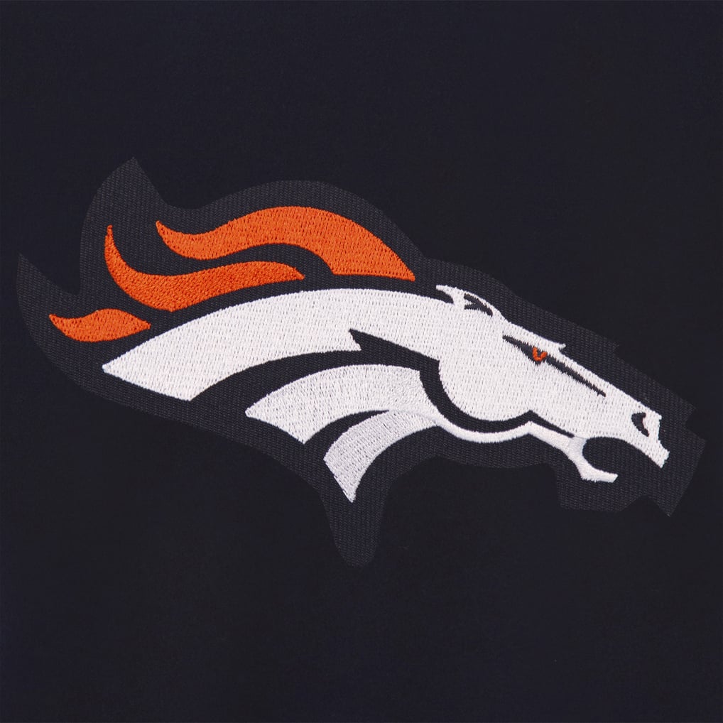 Denver Broncos JH Design Reversible Full-Snap Jacket - Navy