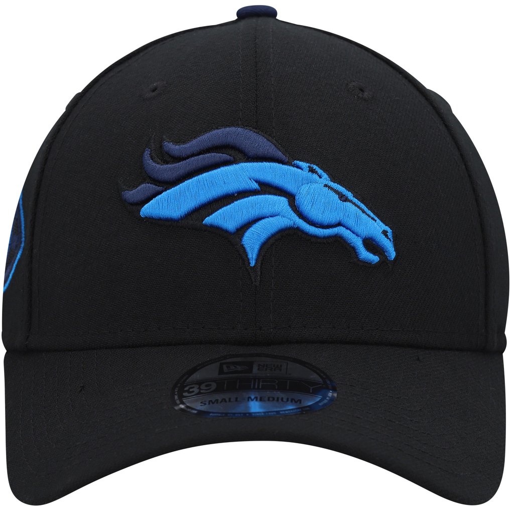 Denver Broncos New Era Pop 39THIRTY Flex Hat - Black