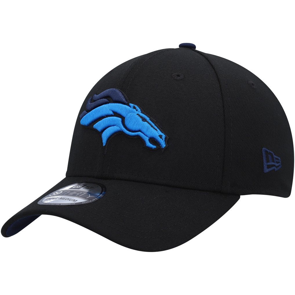 Denver Broncos New Era Pop 39THIRTY Flex Hat - Black