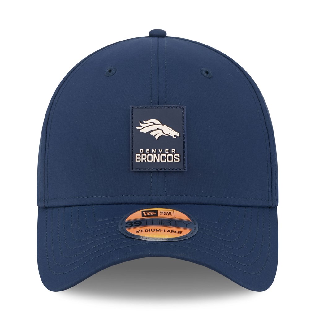 Denver Broncos New Era 2025 Sideline 39THIRTY Flex Hat - Navy