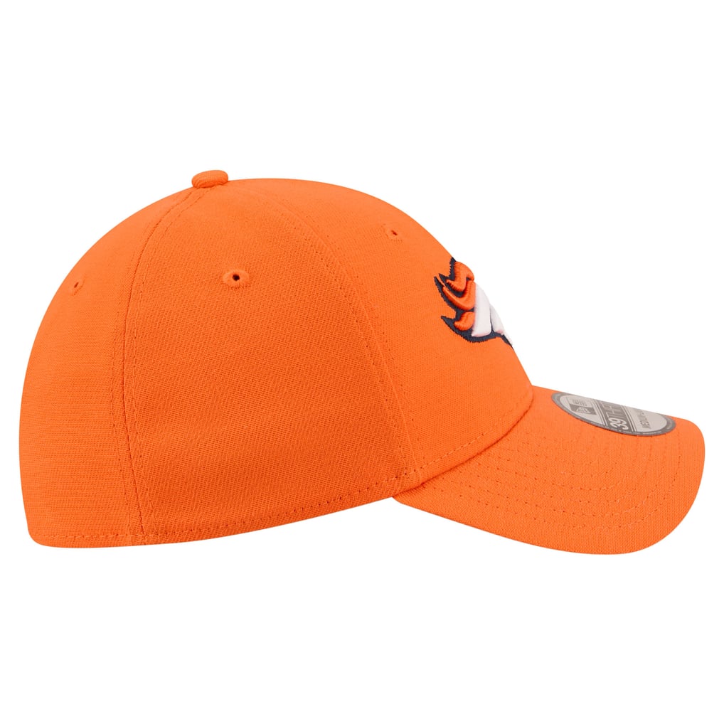  Denver Broncos New Era Core Team 39THIRTY Flex Hat - Orange