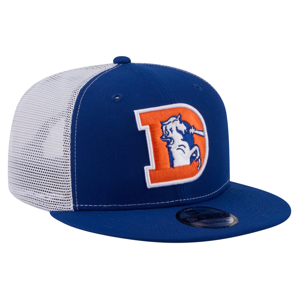  Denver Broncos New Era Core Team 9FIFTY Trucker Snapback Hat - Royal