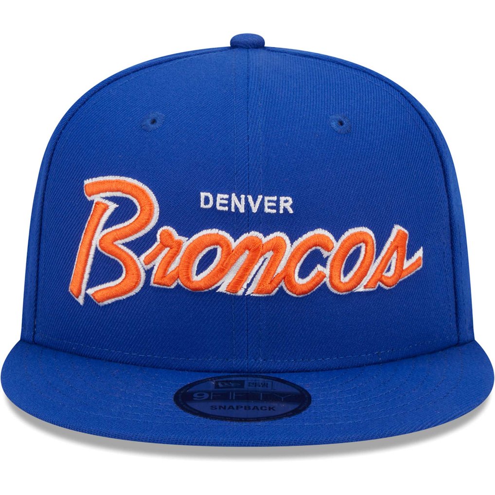 Denver Broncos New Era Main Script 9FIFTY Snapback Hat - Royal