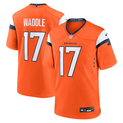 Jaylen Waddle Denver Broncos Nike Game Jersey - Orange