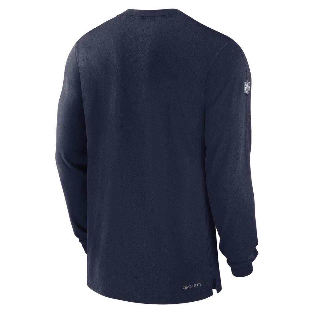 Denver Broncos Nike 2023 Sideline Performance Long Sleeve T-Shirt - Navy