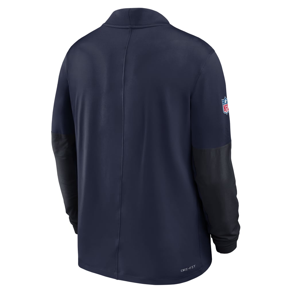 Denver Broncos Nike Sideline Dri-FIT Half-Zip Pullover - Navy