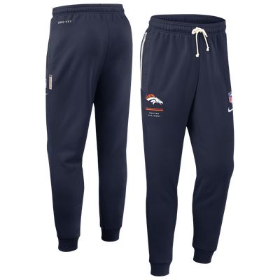 Denver Broncos Nike Sideline Standard Issue Touchback Kick Dri-FIT Taper Pants - Navy