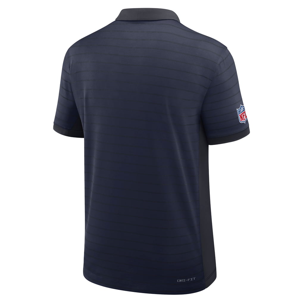 Denver Broncos Nike Sideline Victory Stripe Dri-FIT Polo - Navy