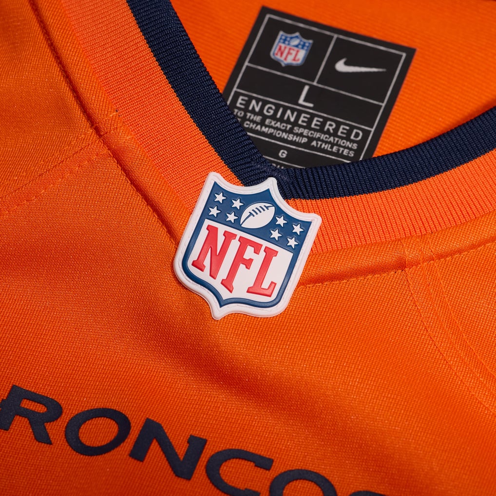 Denver Broncos Nike Team Custom Game Jersey - Orange