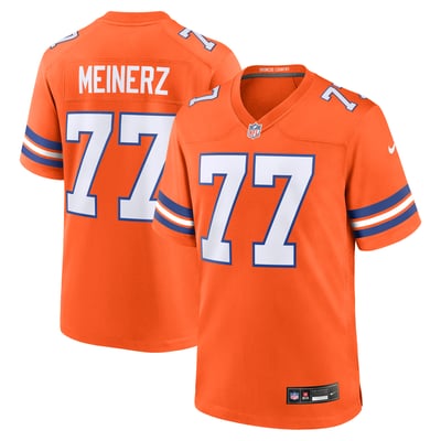 Quinn Meinerz Denver Broncos Nike Alternate Game Jersey - Orange