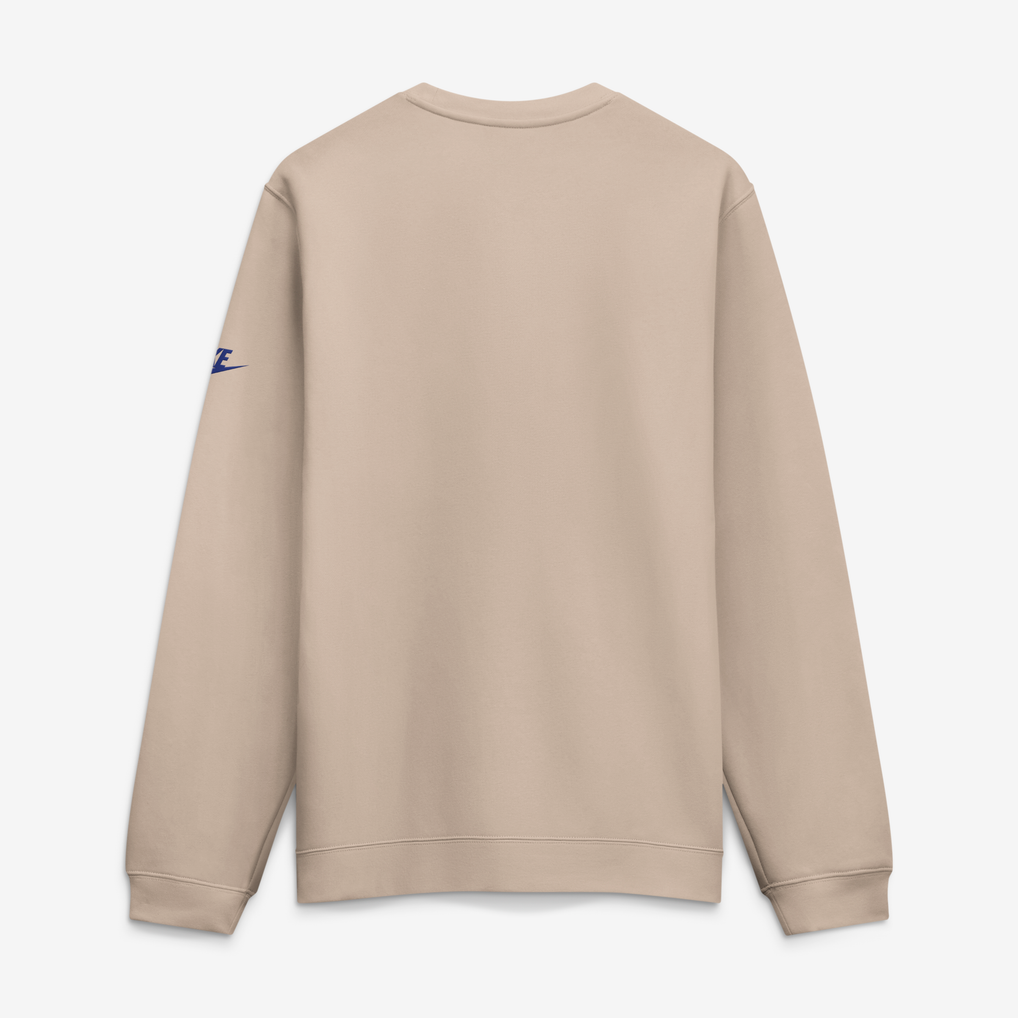 Denver Broncos Nike I-Formation Rewind Club Crew Sweatshirt - Sand