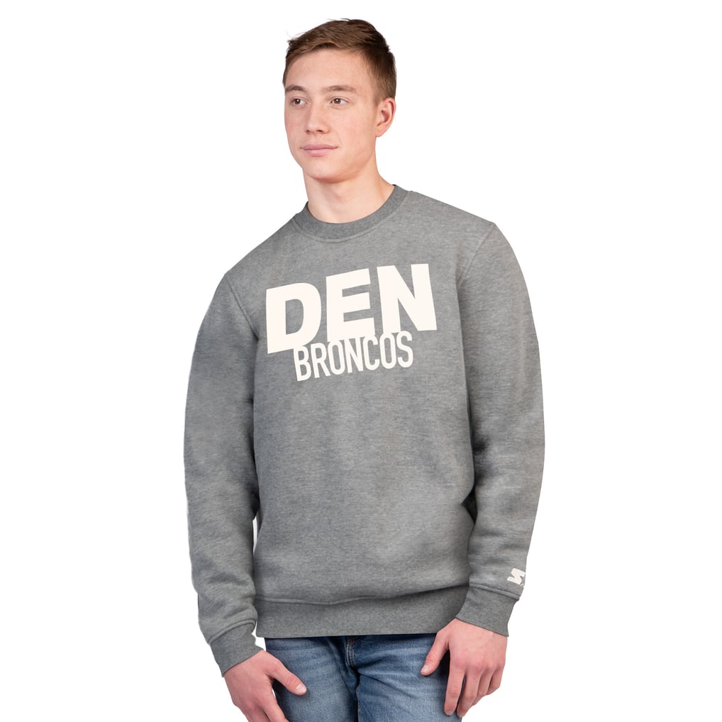  Denver Broncos Starter Assist Sweatshirt - Charcoal