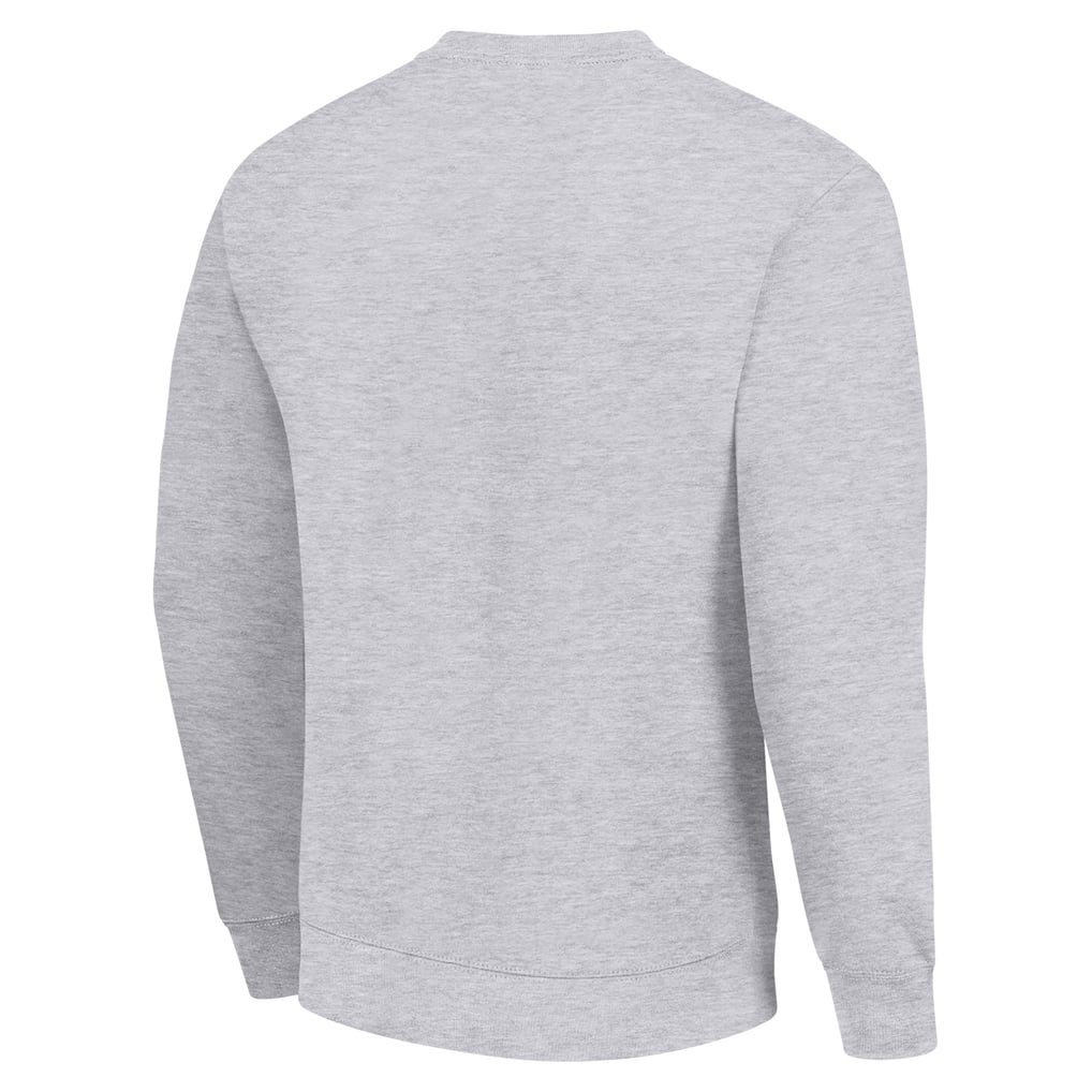 Denver Broncos Starter Team Mesh Print Graphic Pullover Sweatshirt - Heather Gray