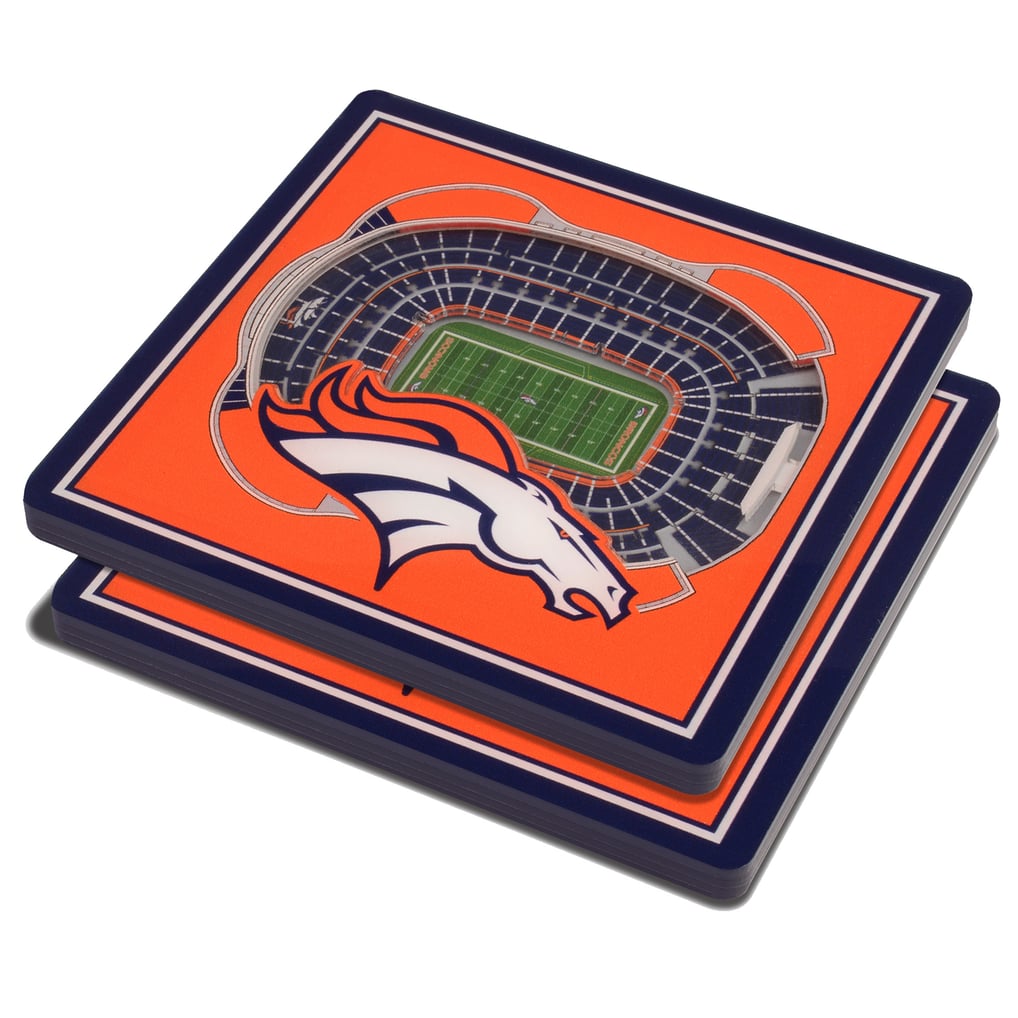 Denver Broncos 3D StadiumViews Coasters - Orange