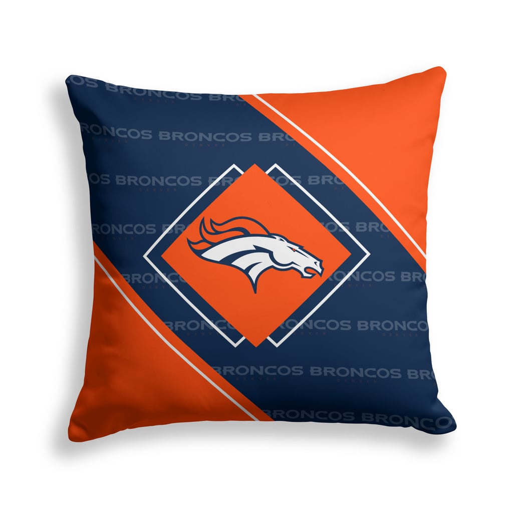 Denver Broncos Pegasus 18" x 18" Diamond Boxed Decor Pillow