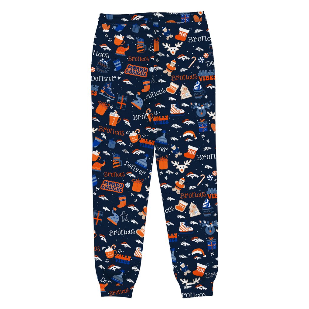 Denver Broncos Outerstuff Toddler Chestnut Holiday Sleep Set - Navy