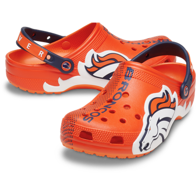  Denver Broncos Crocs Unisex Classic Clog - Orange