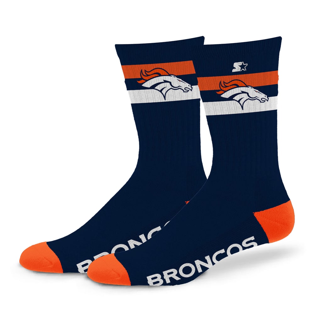Denver Broncos Starter Unisex Team Color Two-Stripe Crew Socks