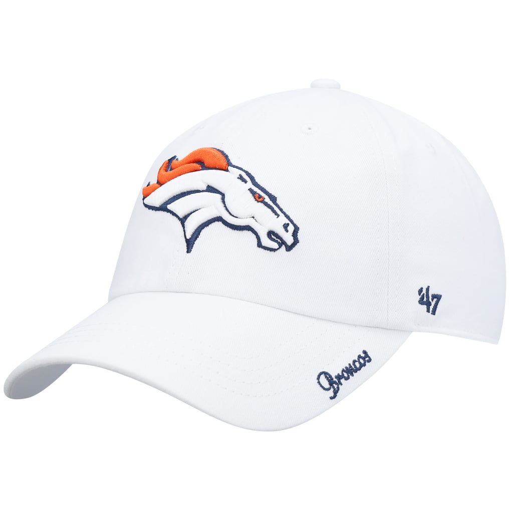 Denver Broncos '47 Women's Miata Clean Up Logo Adjustable Hat - White
