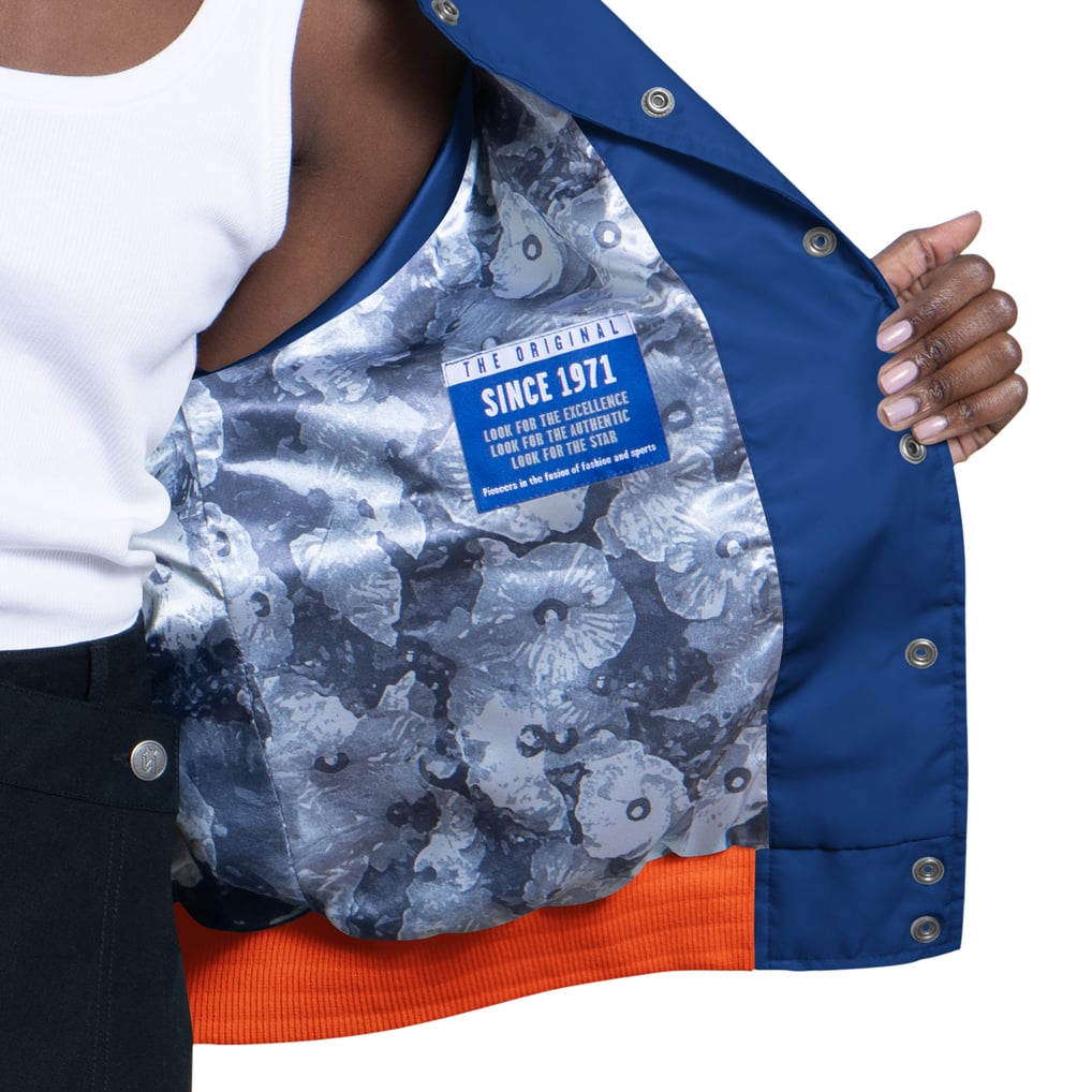  Denver Broncos Starter Women's Raglan Blitz Full-Snap Varsity Jacket - Blue/White