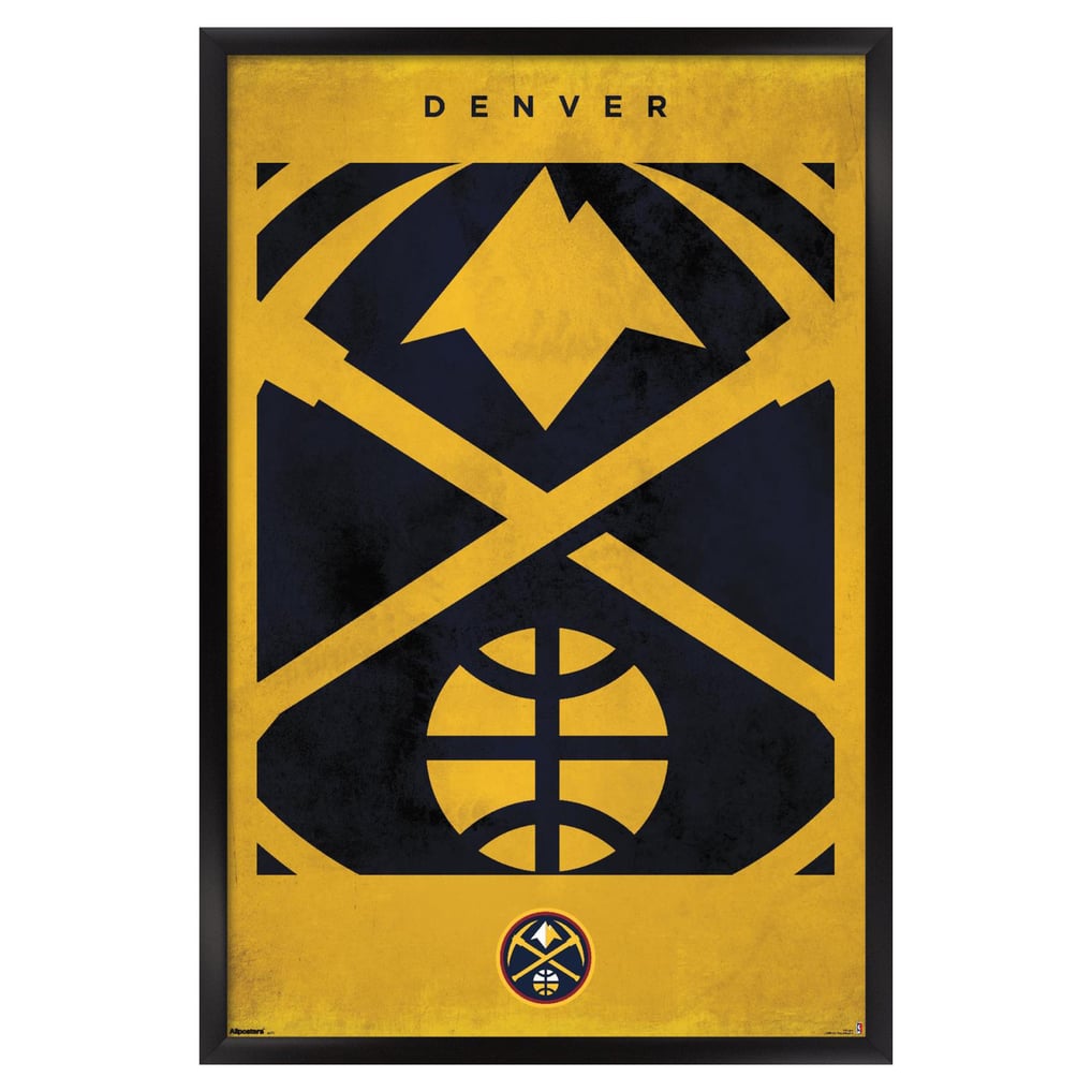  Denver Nuggets 23" x 34" Framed Poster