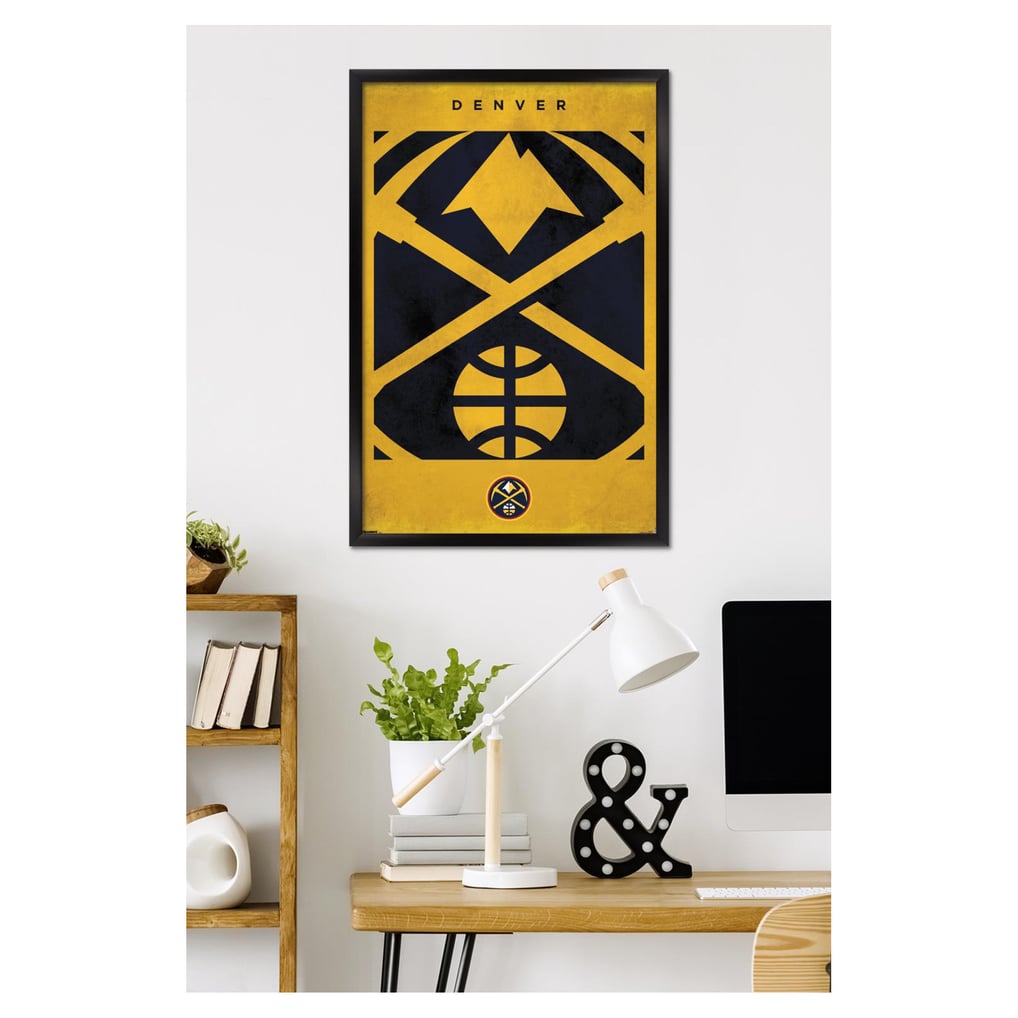  Denver Nuggets 23" x 34" Framed Poster