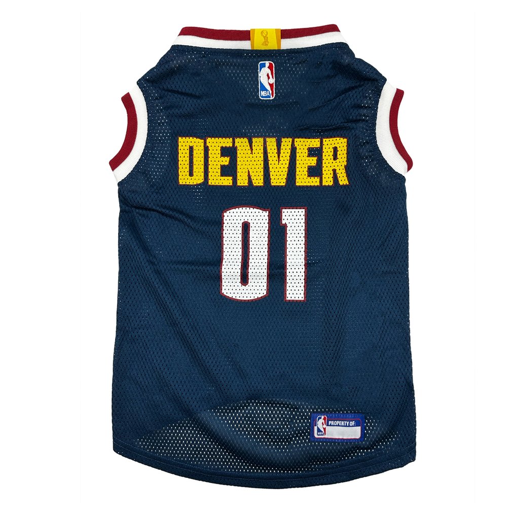  Denver Nuggets #01 Pet Jersey