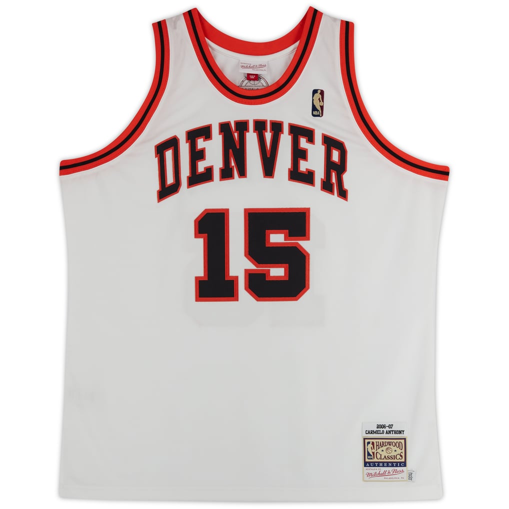 Carmelo Anthony Denver Nuggets Autographed Fanatics Authentic Mitchell & Ness White 2006-07 Authentic Jersey