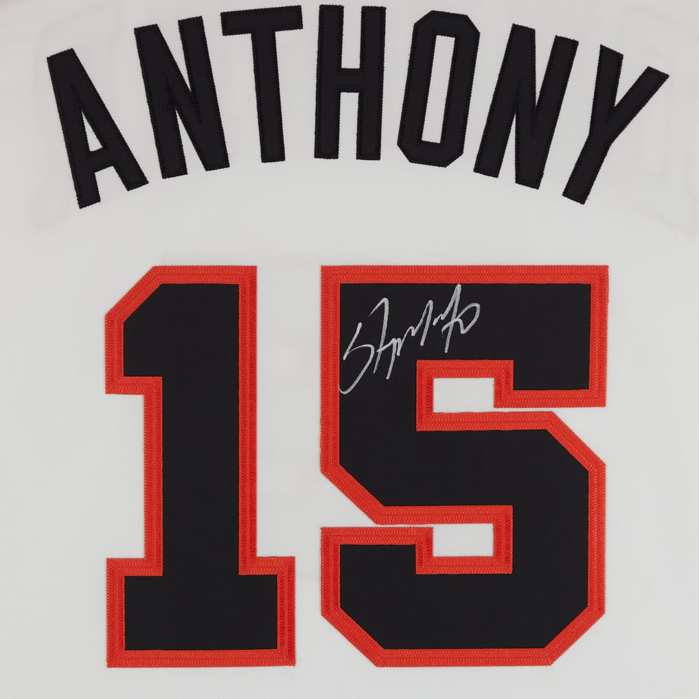 Carmelo Anthony Denver Nuggets Autographed Fanatics Authentic Mitchell & Ness White 2006-07 Authentic Jersey
