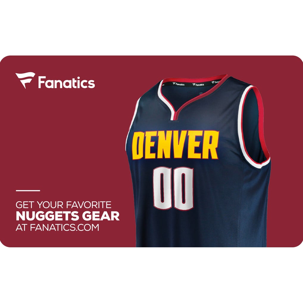 Denver Nuggets Fanatics eGift Card ($10 - $500)