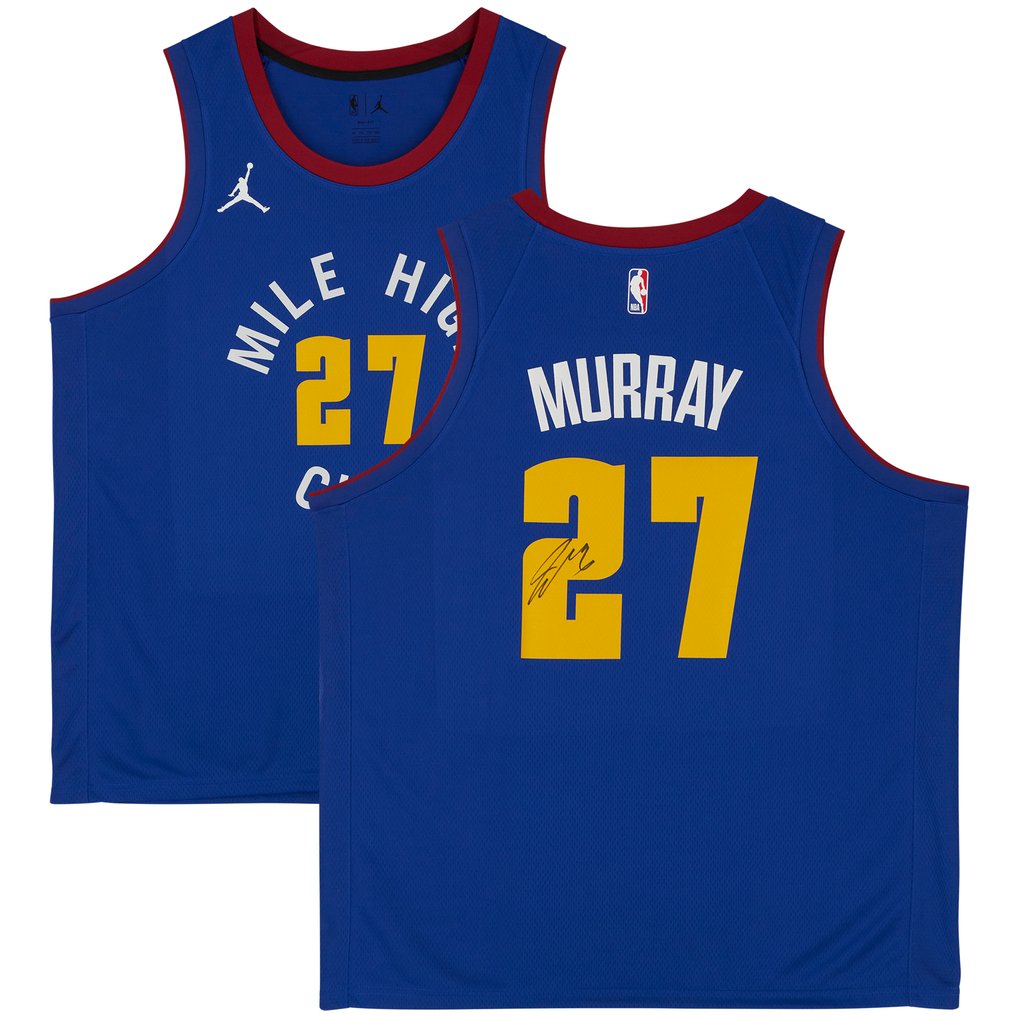 Jamal Murray Denver Nuggets Fanatics Authentic Autographed Jordan Branded 2021 Blue Statement Swingman Jersey