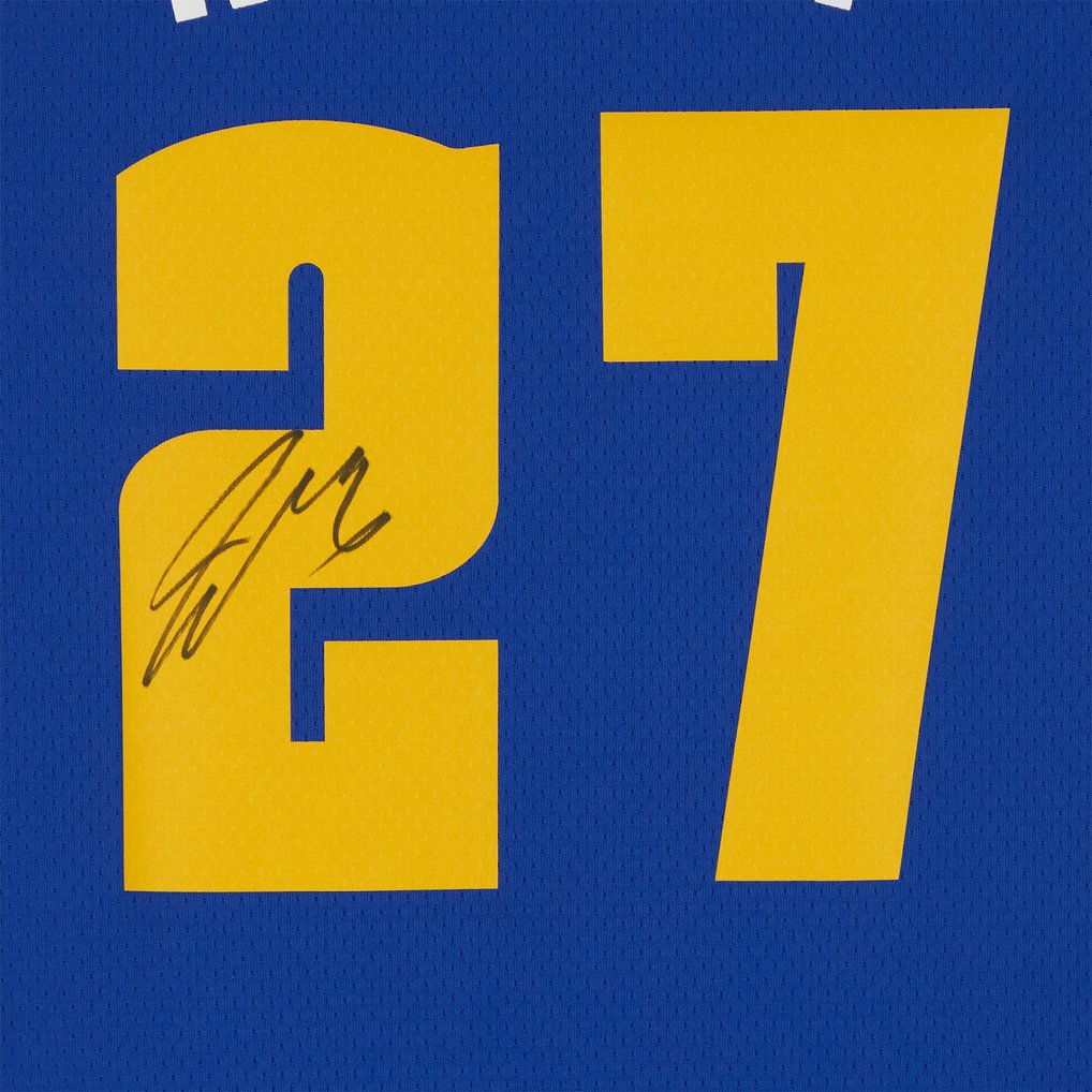 Jamal Murray Denver Nuggets Fanatics Authentic Autographed Jordan Branded 2021 Blue Statement Swingman Jersey