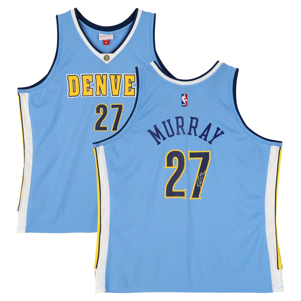Jamal Murray Denver Nuggets Autographed Fanatics Authentic Light Blue Mitchell & Ness 2016-17 Swingman Jersey 