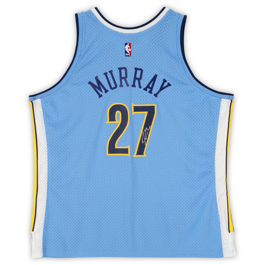 Jamal Murray Denver Nuggets Autographed Fanatics Authentic Light Blue Mitchell & Ness 2016-17 Swingman Jersey 