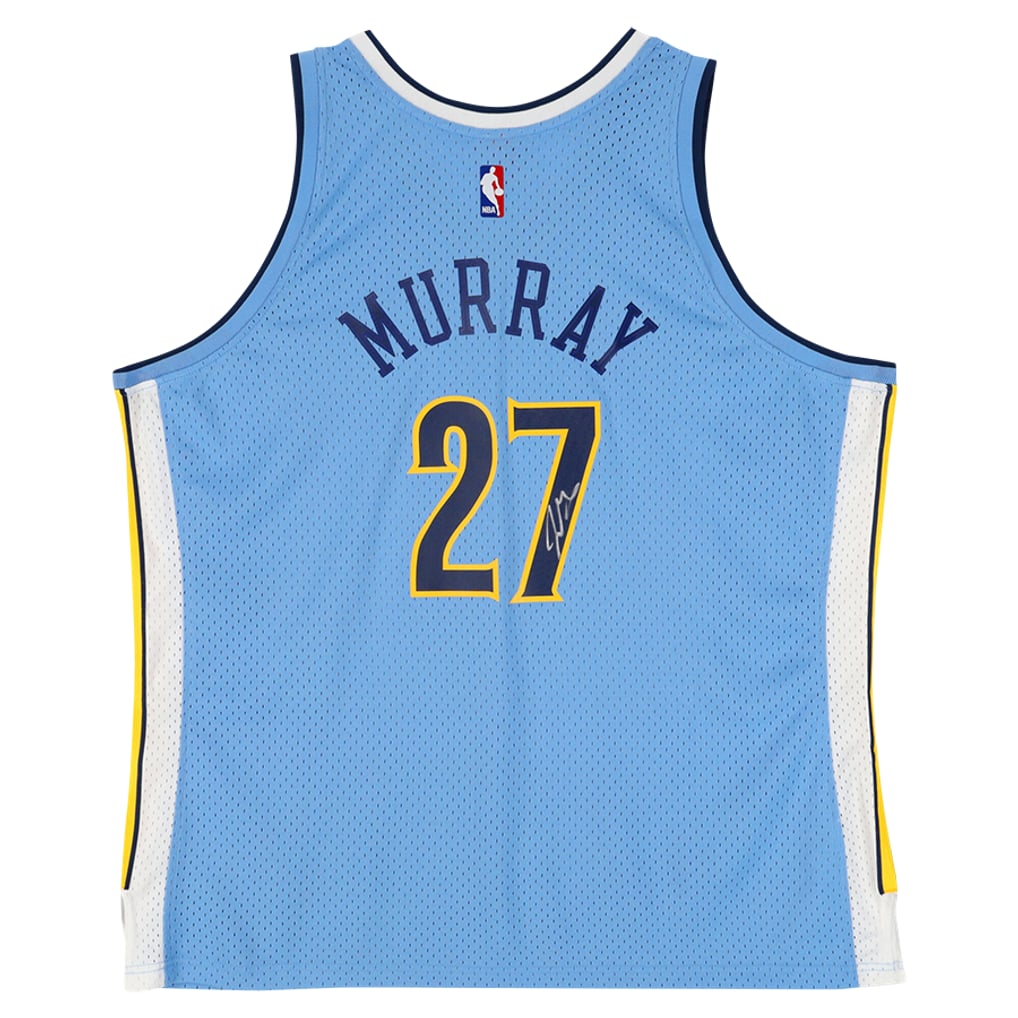 Jamal Murray Denver Nuggets Autographed Fanatics Authentic Light Blue Mitchell & Ness 2016-17 Swingman Jersey 