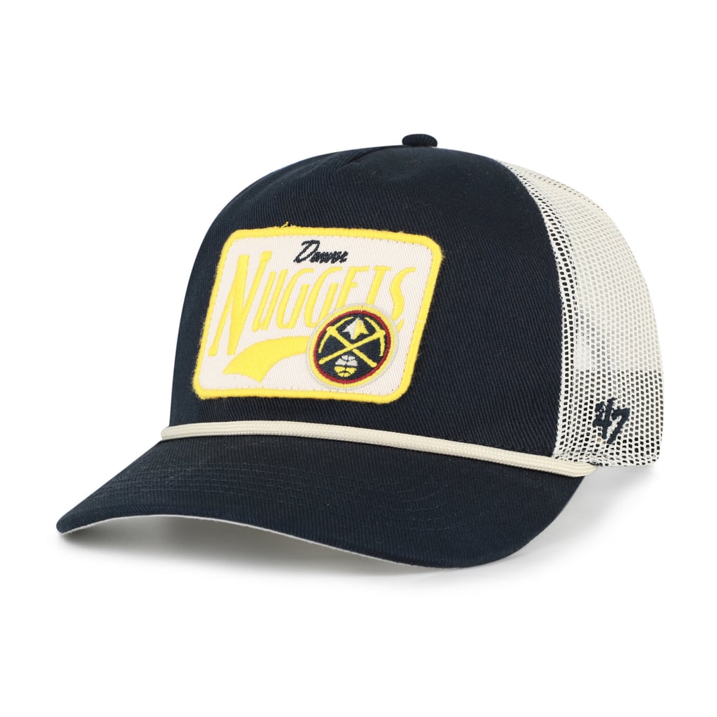 Denver Nuggets '47 Emmett Heavy Twill Trucker Hitch Adjustable Hat - Navy