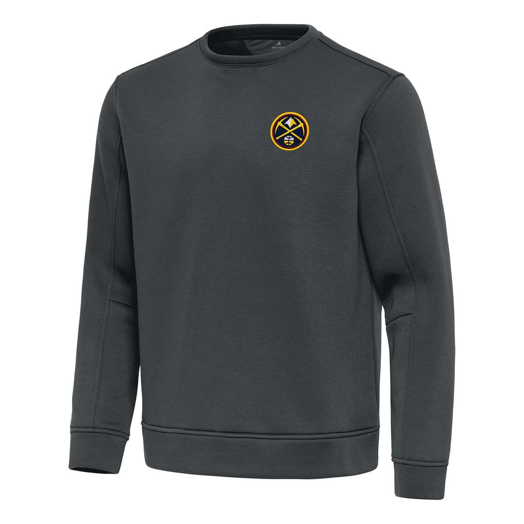  Denver Nuggets Antigua Relevant Pullover Sweatshirt - Pewter