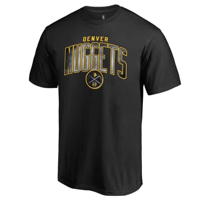 Denver Nuggets Arch Smoke T-Shirt - Black