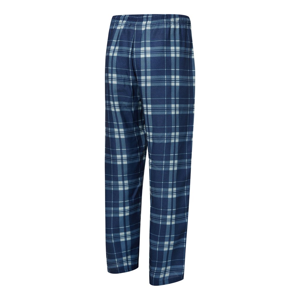 Denver Nuggets Concepts Sport Regulate Long Sleeve T-Shirt & Plaid Pant Set - Navy