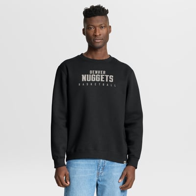 Denver Nuggets Fanatics Crossover Collection Defensive Rotation Drill Premium Pullover Sweatshirt - Black